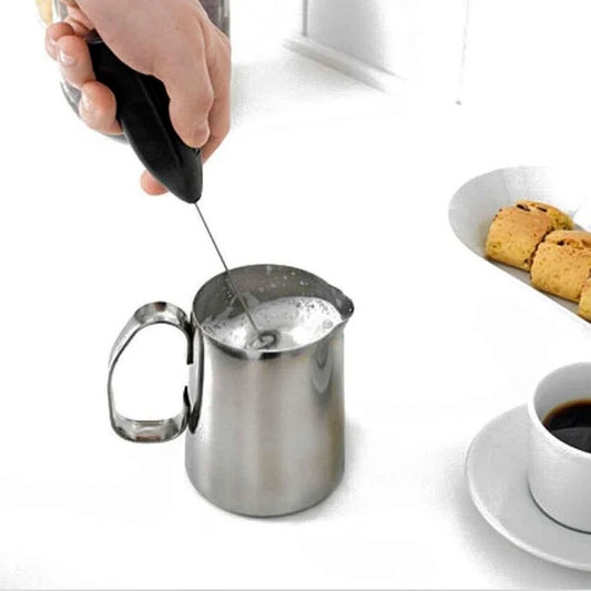 Wireless Electric Milk Frother - Rechargeable Coffee Whisk & Egg Beater for Cappuccino