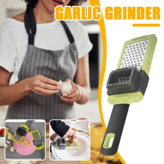 Multifunctional Garlic Press - Ginger Grater & Vegetable Slicer Tool