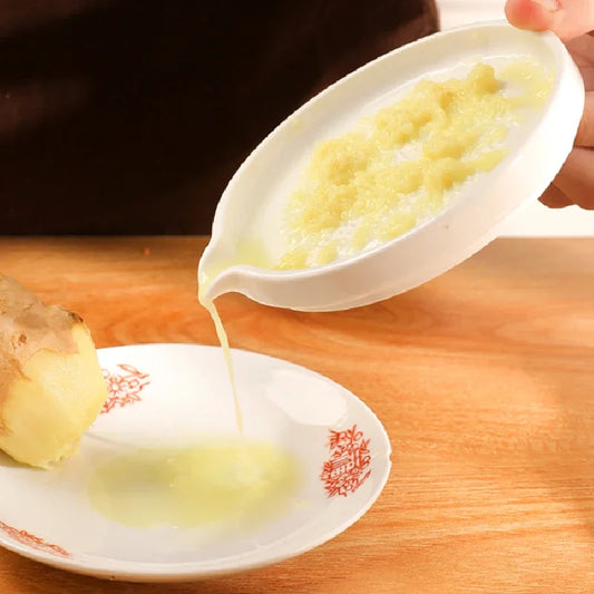 Ceramic Garlic Grinder - Manual Ginger Grater & Vegetable Grinder Kitchen Tool