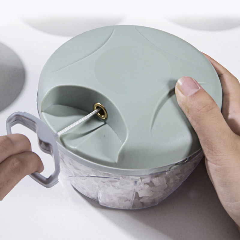 Multifunctionele groentesnijder en knoflookpers - handmatige voedselsnijder