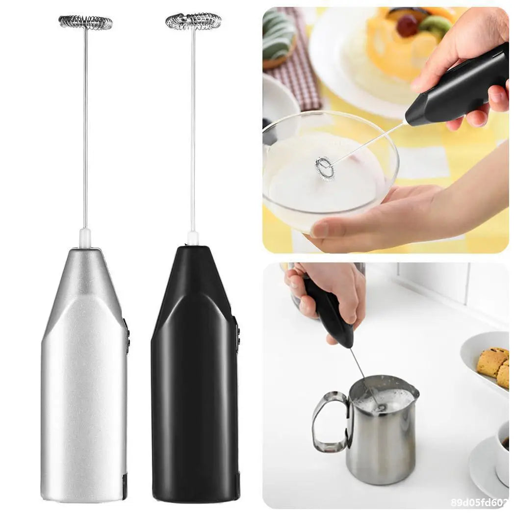 Wireless Electric Milk Frother - Rechargeable Coffee Whisk & Egg Beater for Cappuccino