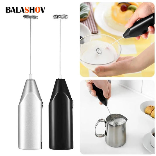 Wireless Electric Milk Frother - Rechargeable Coffee Whisk & Egg Beater for Cappuccino