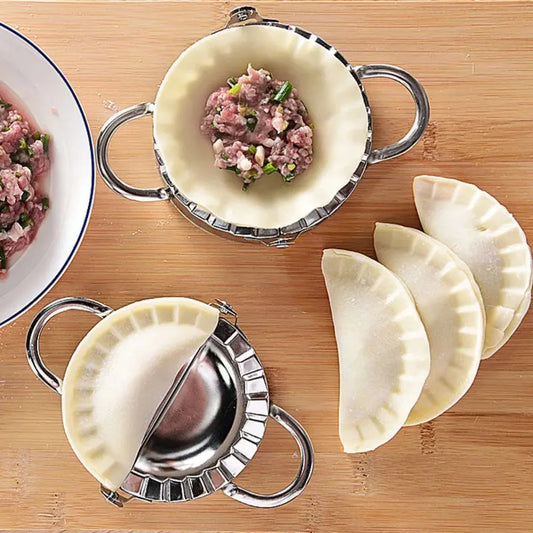 Stainless Steel Dumpling Maker - Ravioli Press & Pastry Mold Kitchen Tool