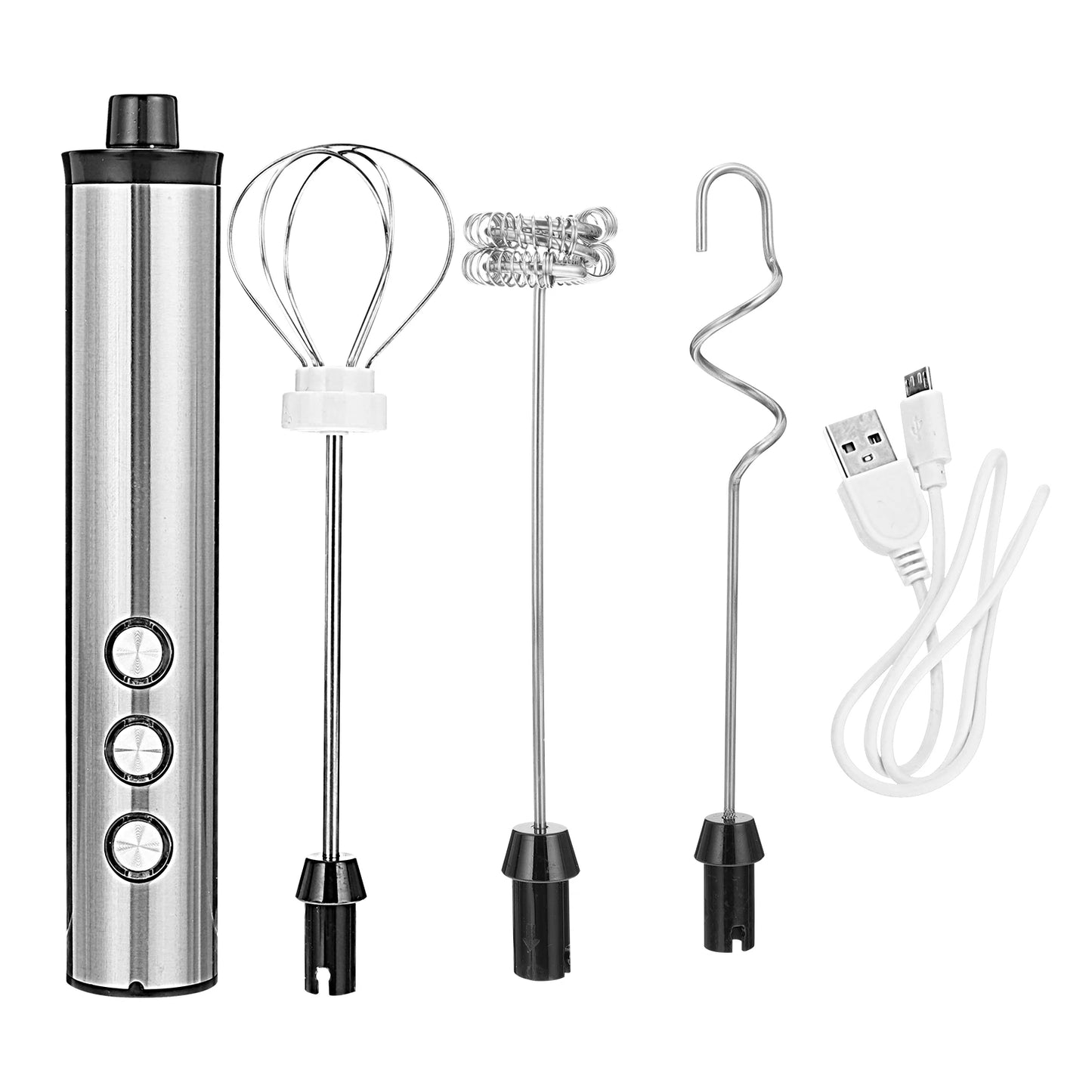 Mini Handheld Electric Milk Frother - Coffee Mixer & Blender for Cappuccino & Latte