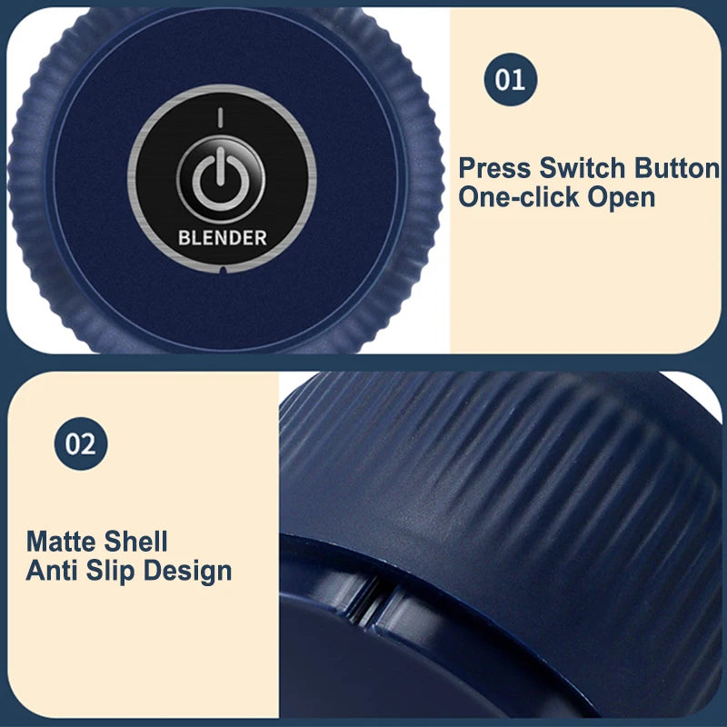 250ml Mini Electric Garlic Chopper - USB Rechargeable Wireless Food Processor