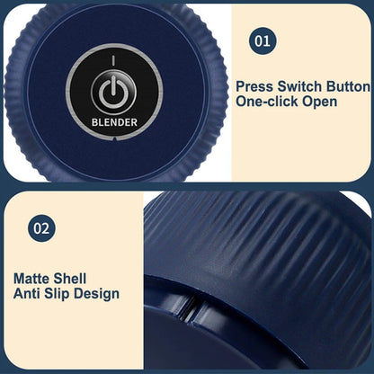 250ml Mini Electric Garlic Chopper - USB Rechargeable Wireless Food Processor