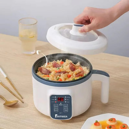 Multi-Function Electric Rice Cooker - Mini Hot Pot for 1-3 People