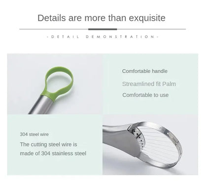 Avocado Slicer Tool - 3-in-1 Stainless Steel Fruit Cutter & Pitter