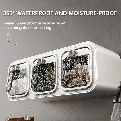 Aan de muur te bevestigen kruidenrek organizer - Keukenkruidenpotjes met deurbevestiging