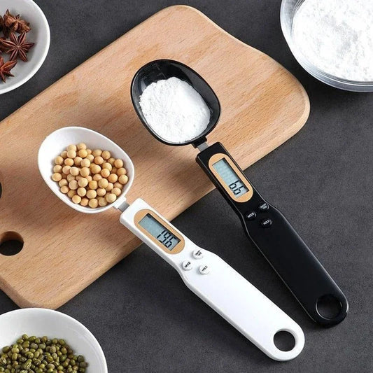 Digital Food Measuring Scoop Scale Electronic Kitchen Measuring Spoon Scale for Cooking Baking Smart Adjustable Measure Cup