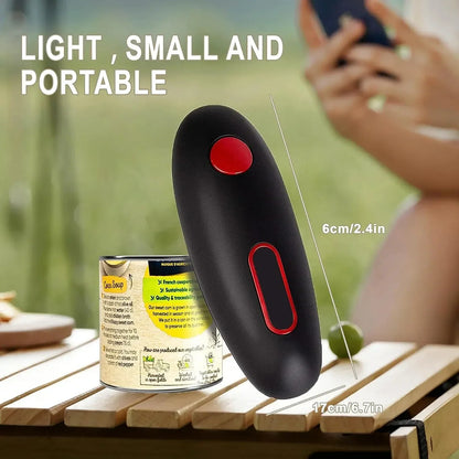 Electric Can Opener - One Touch Automatic Battery Operated Jar & Bottle Opener