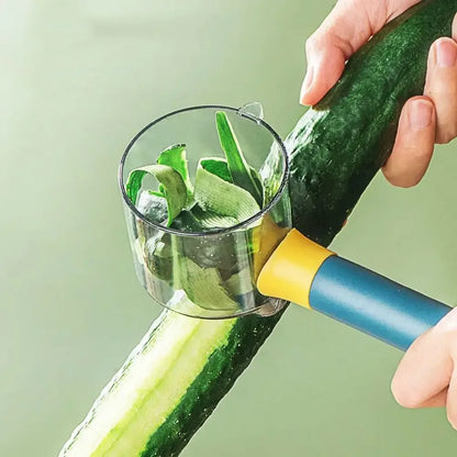 Multifunctional Vegetable Peeler with Storage Container - 3-in-1 Grater & Cutter