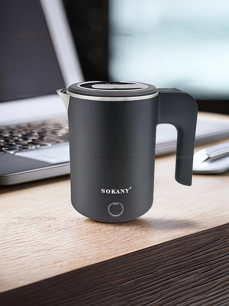 500ML Portable Travel Electric Kettle - Compact Water Boiler for Tea & Coffee