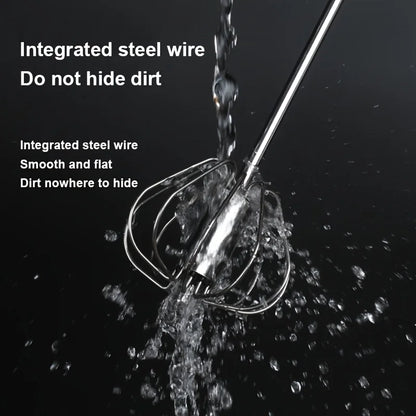 Eiklopper van roestvrij staal - Semi-automatische handmixer voor eieren, room en bakken