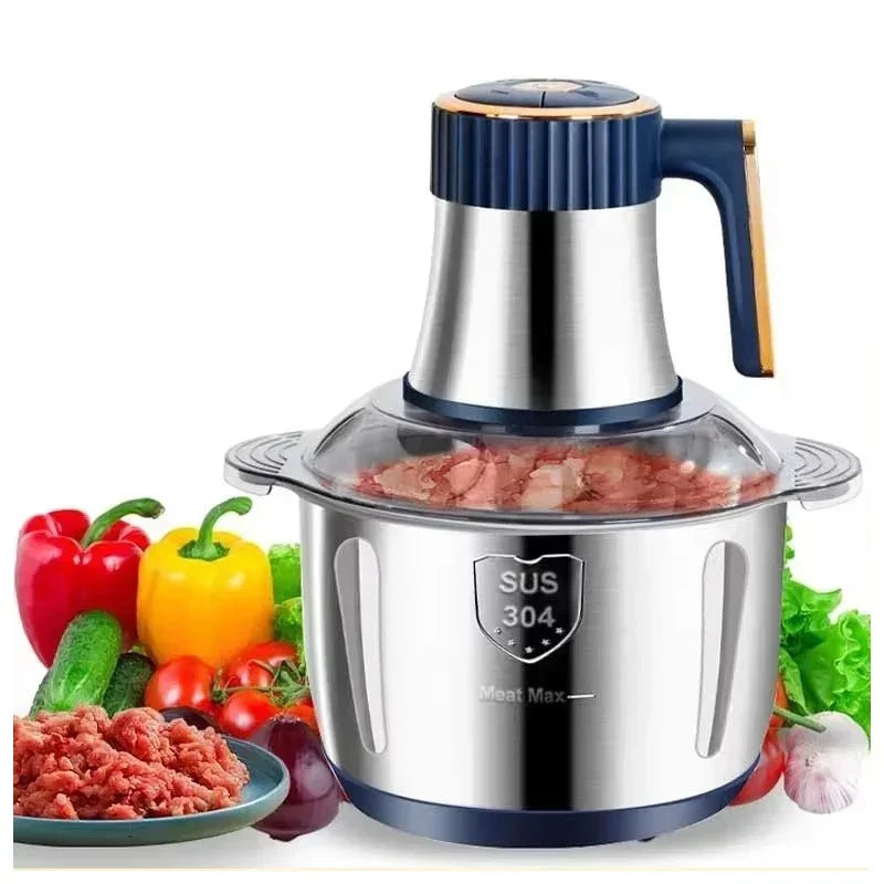 5L Electric Meat Grinder - Multi-Function Food Processor & Vegetable Chopper