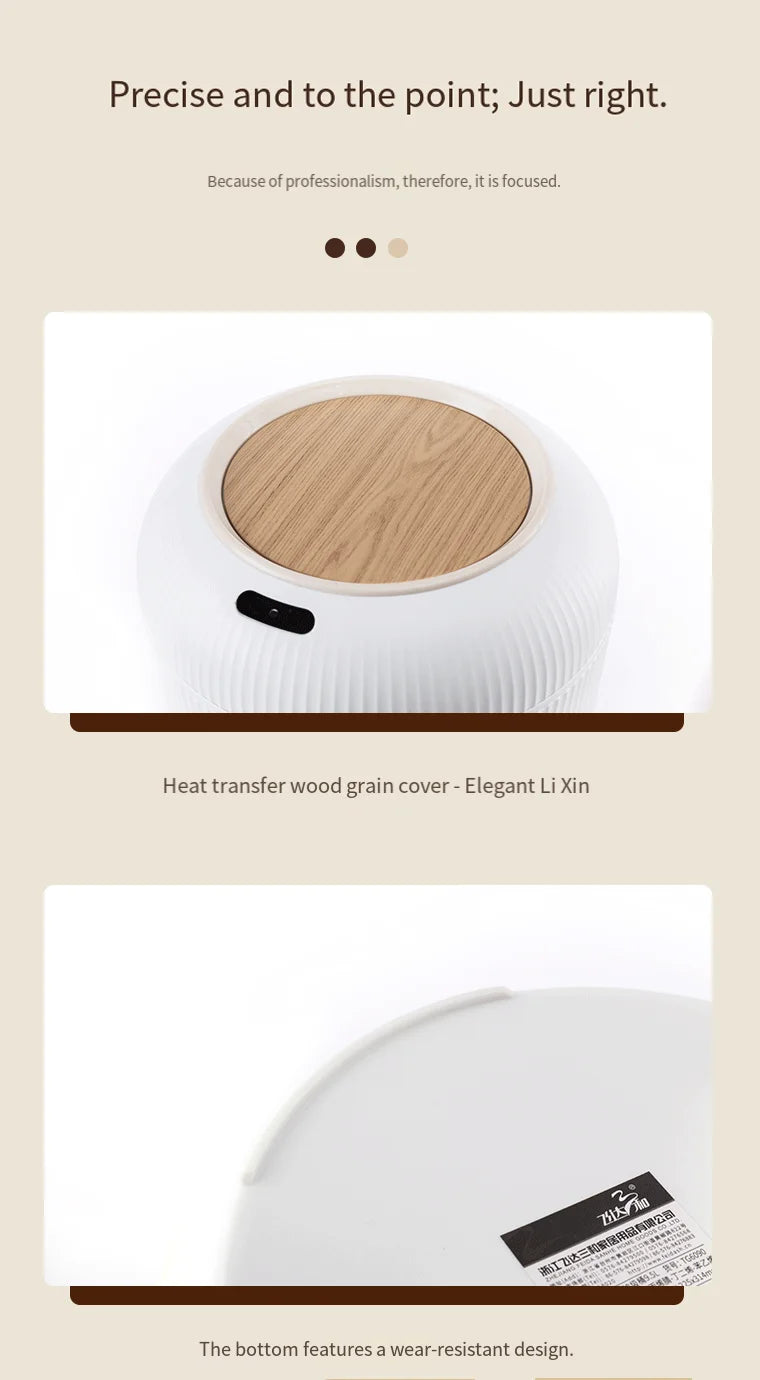 Smart Sensor Trash Can - 10L Automatic Touchless Kitchen Bin with Lid