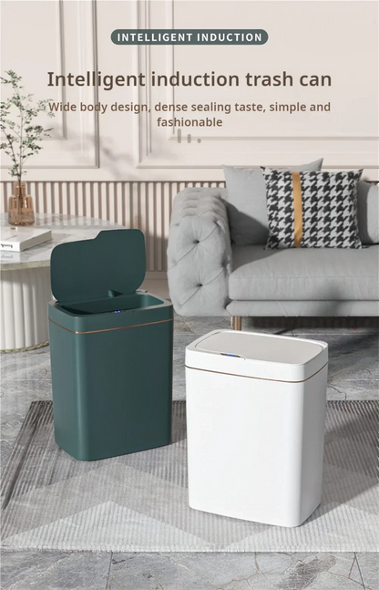 15L High-Quality Touchless Smart Sensor Trash Bin - Waterproof Automatic Waste Bin