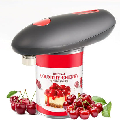 Electric Can Opener - One Touch Automatic Battery Operated Jar & Bottle Opener