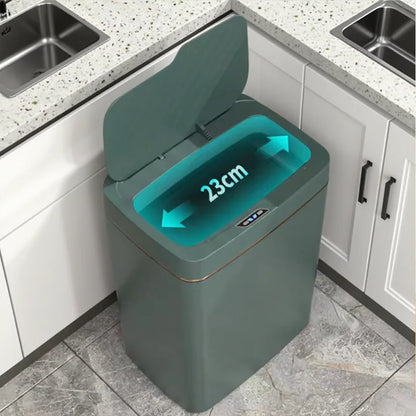 15L High-Quality Touchless Smart Sensor Trash Bin - Waterproof Automatic Waste Bin