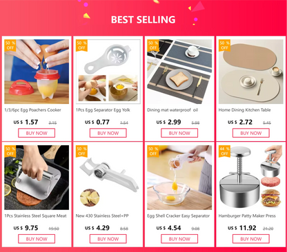 Heat Resistant Silicone Kitchen Utensils Set - Non-Stick Safe Cooking Tools