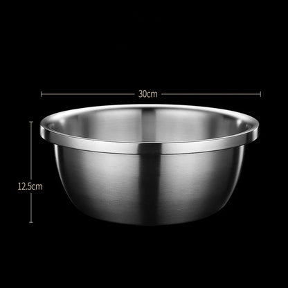 Stainless Steel Drain Basket Colander Round Rice Cleaning Sieve Fruit Vegetable Washing Basin Strainer Filter Kitchen Utensils