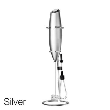 Electric Milk Frother - Handheld Mini Whisk for Coffee, Latte & Cappuccino