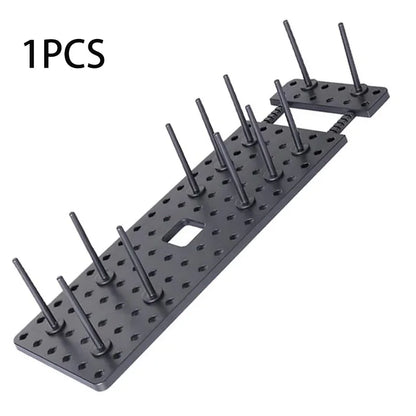 Adjustable Sink Drain Shelf - Kitchen Dish Drying Rack Organizer