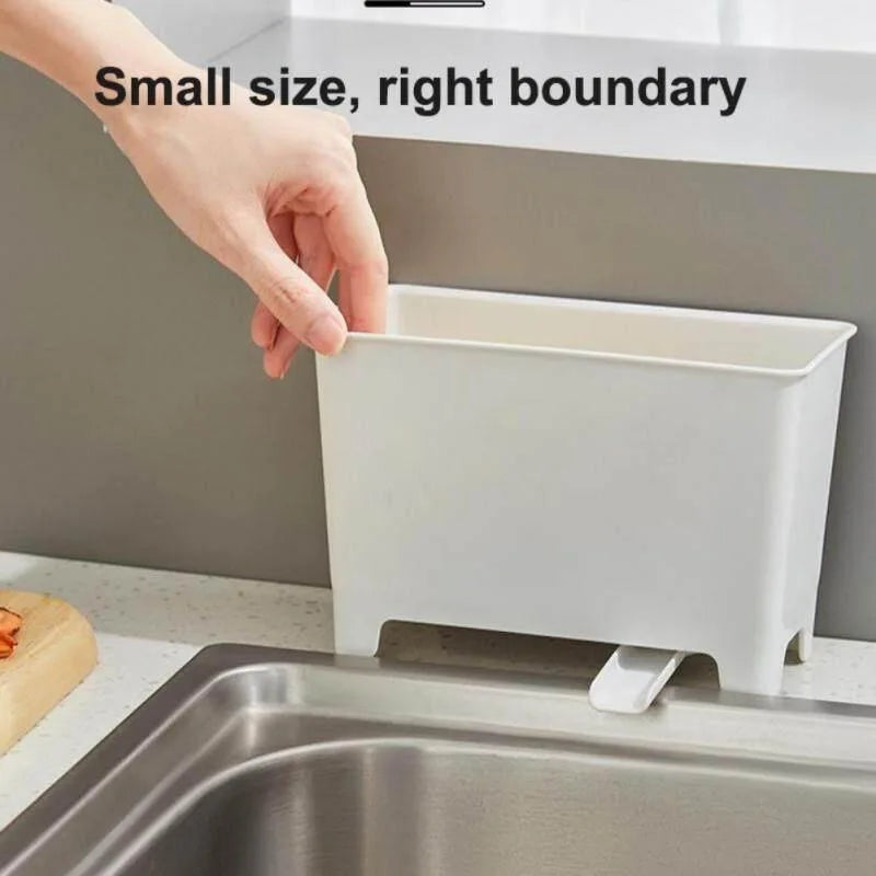 Tafelafvalbak - Mini-keukenafvalbak met afvoermand en droog-nat-scheider