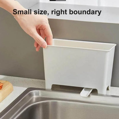 Tafelafvalbak - Mini-keukenafvalbak met afvoermand en droog-nat-scheider