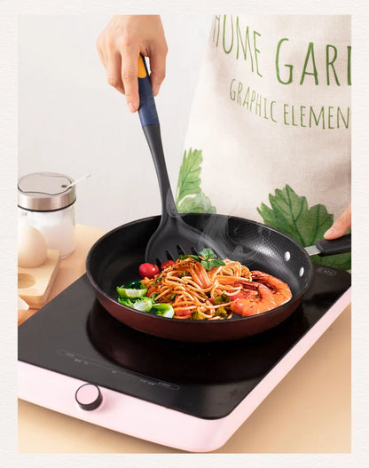 Heat Resistant Silicone Kitchen Utensils Set - Non-Stick Safe Cooking Tools