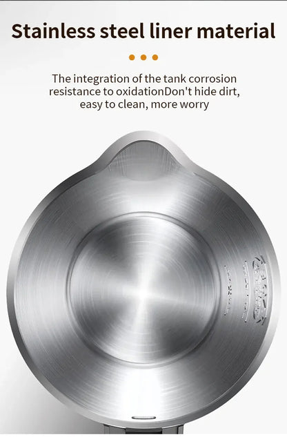 500ML Portable Travel Electric Kettle - Compact Water Boiler for Tea & Coffee