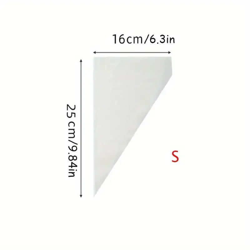 100PCS Disposable Pastry Bags - Extra Strong & Leak-Proof Piping Bags