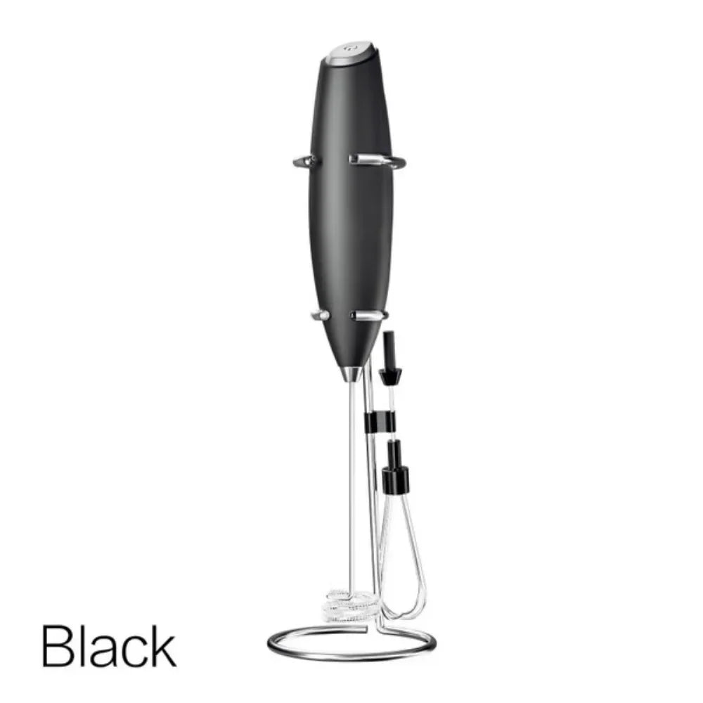 Electric Milk Frother - Handheld Mini Whisk for Coffee, Latte & Cappuccino