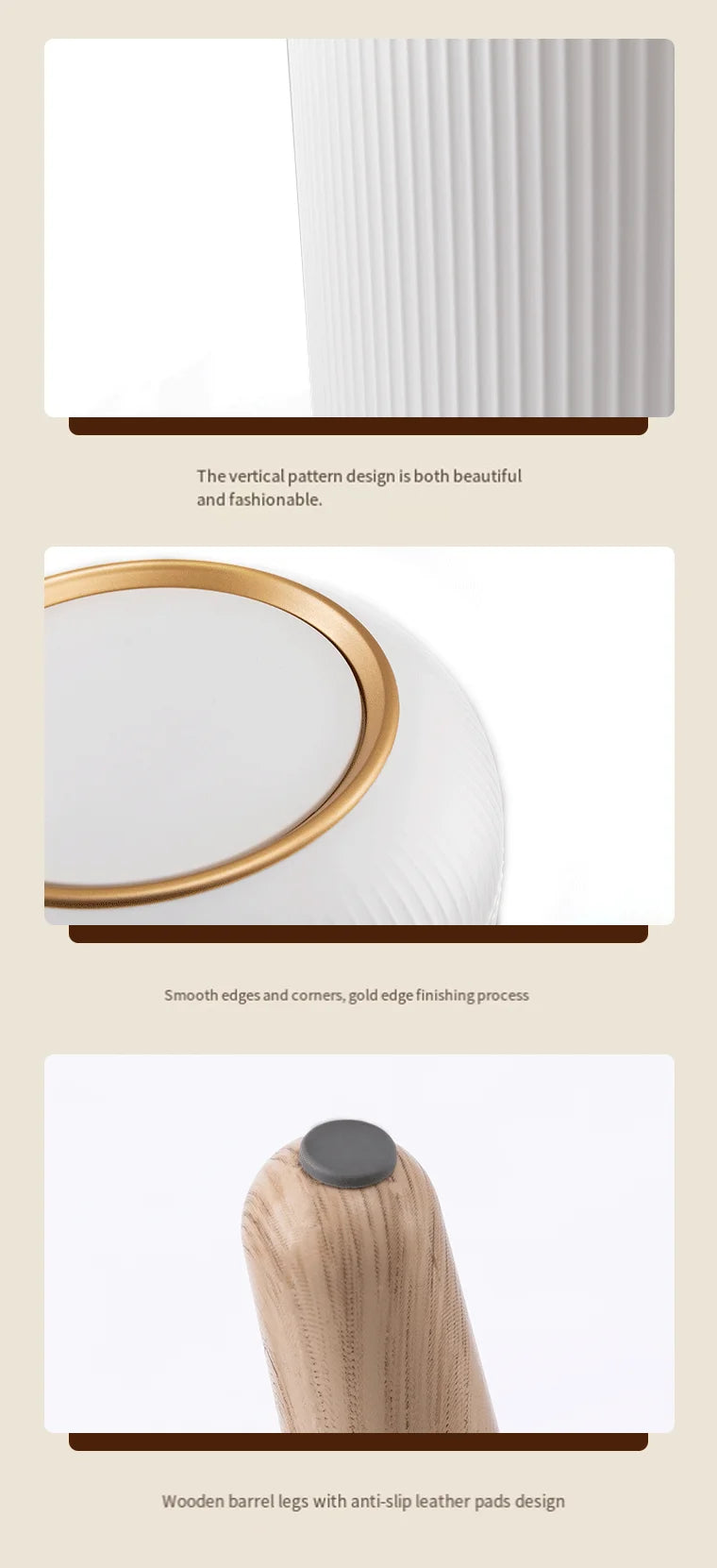 Smart Sensor Trash Can - 10L Automatic Touchless Kitchen Bin with Lid