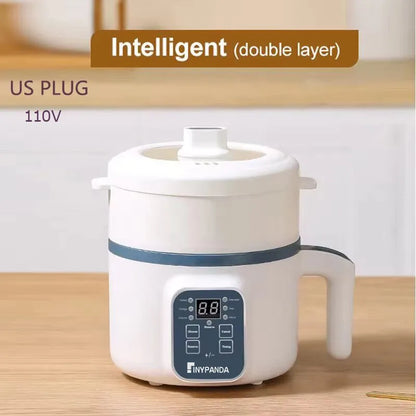 Multi-Function Electric Rice Cooker - Mini Hot Pot for 1-3 People