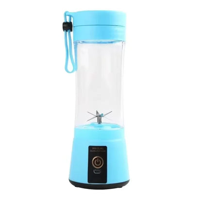 380ml Portable Electric Juicer USB Rechargeable Smoothie Blender Mini Food Processor Fruit Mixer for Travel Camping and Kitchen