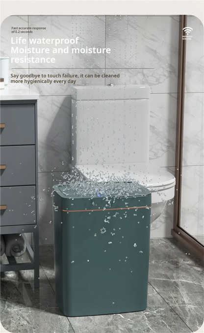 15L High-Quality Touchless Smart Sensor Trash Bin - Waterproof Automatic Waste Bin
