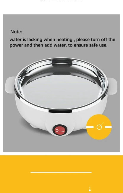 Electric Egg Cooker - Automatic Double Layer Steamer for Perfect Eggs Every Time