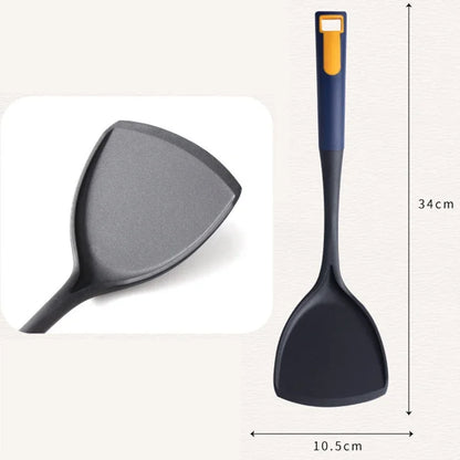 Heat Resistant Silicone Kitchen Utensils Set - Non-Stick Safe Cooking Tools