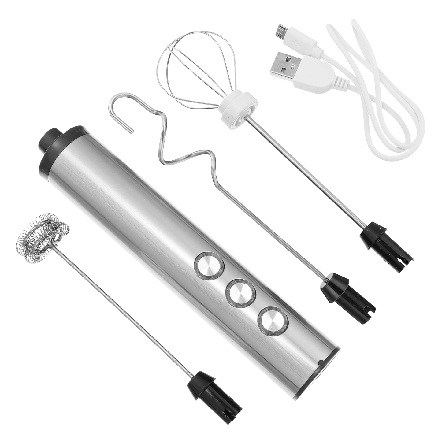 Mini Handheld Electric Milk Frother - Coffee Mixer & Blender for Cappuccino & Latte