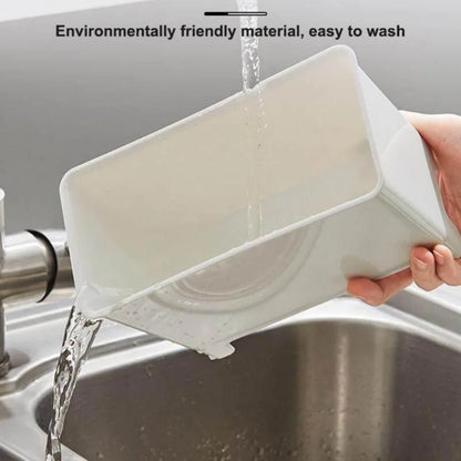 Tafelafvalbak - Mini-keukenafvalbak met afvoermand en droog-nat-scheider