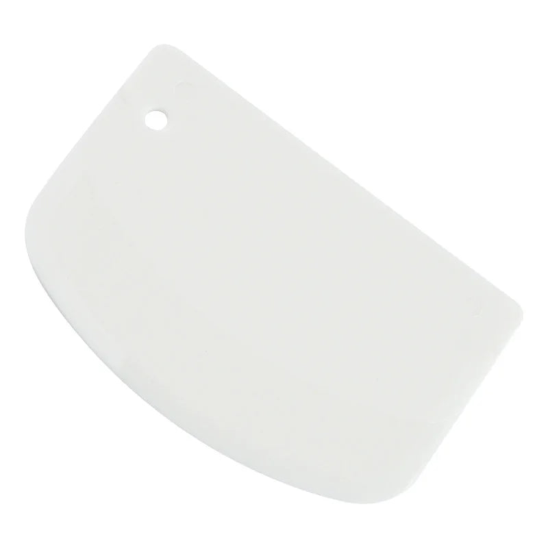 Plastic Dough Scraper & Cake Cream Spatula - Multi-Purpose Baking Tool