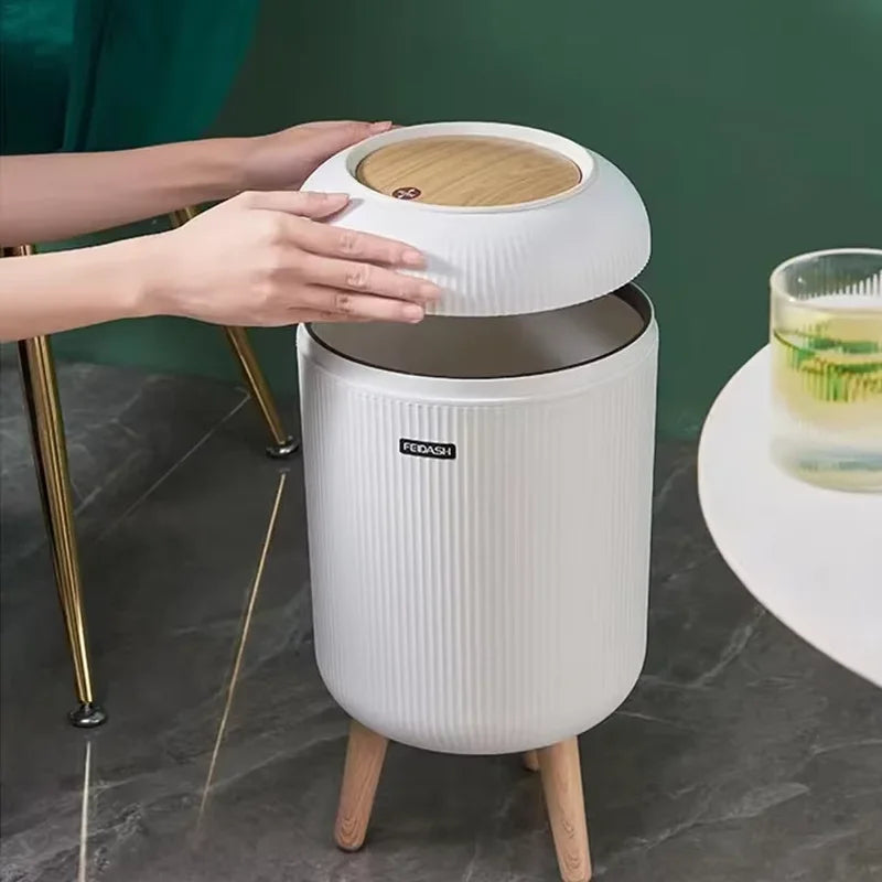 Smart Sensor Trash Can - 10L Automatic Touchless Kitchen Bin with Lid
