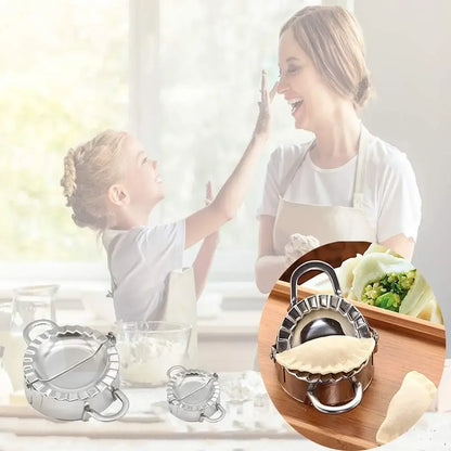Stainless Steel Dumpling Maker - Ravioli Press & Pastry Mold Kitchen Tool