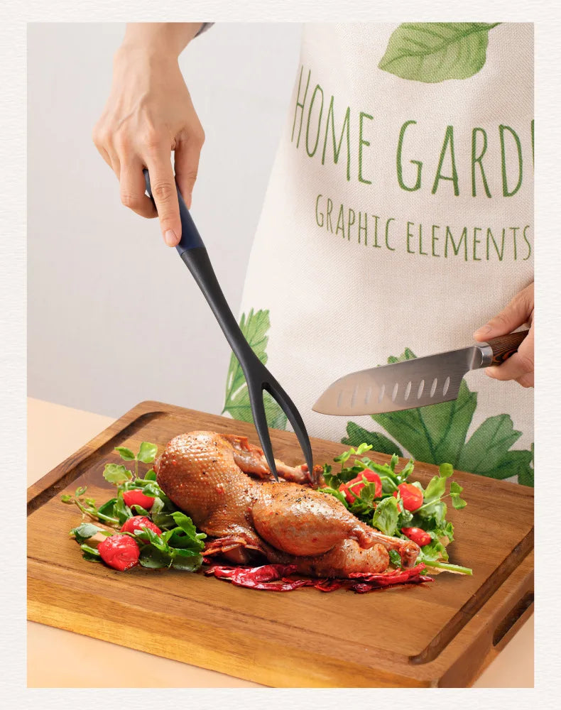 Heat Resistant Silicone Kitchen Utensils Set - Non-Stick Safe Cooking Tools