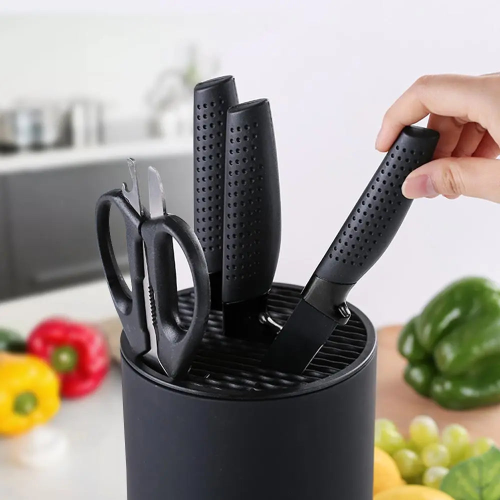 Removable Kitchen Knife Holder 22cm - Drainable Chef Knife Stand