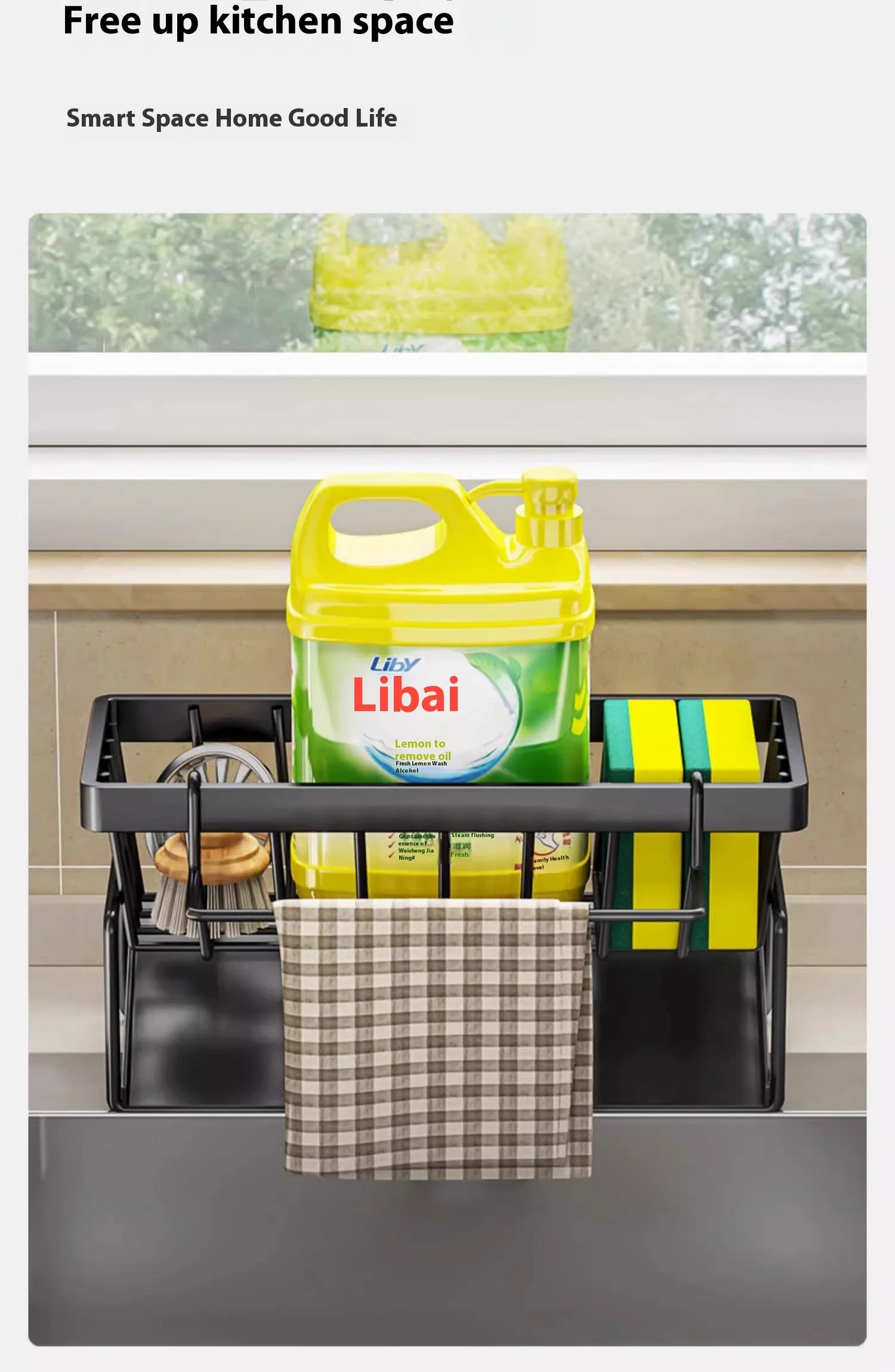 Gootsteenrekorganizer - Accessoires en oplossingen voor keukenopbergplanken