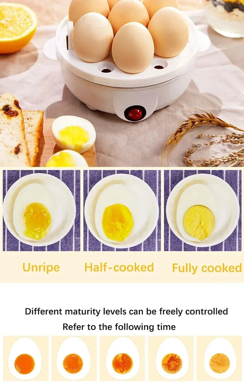 Electric Egg Cooker - Automatic Double Layer Steamer for Perfect Eggs Every Time