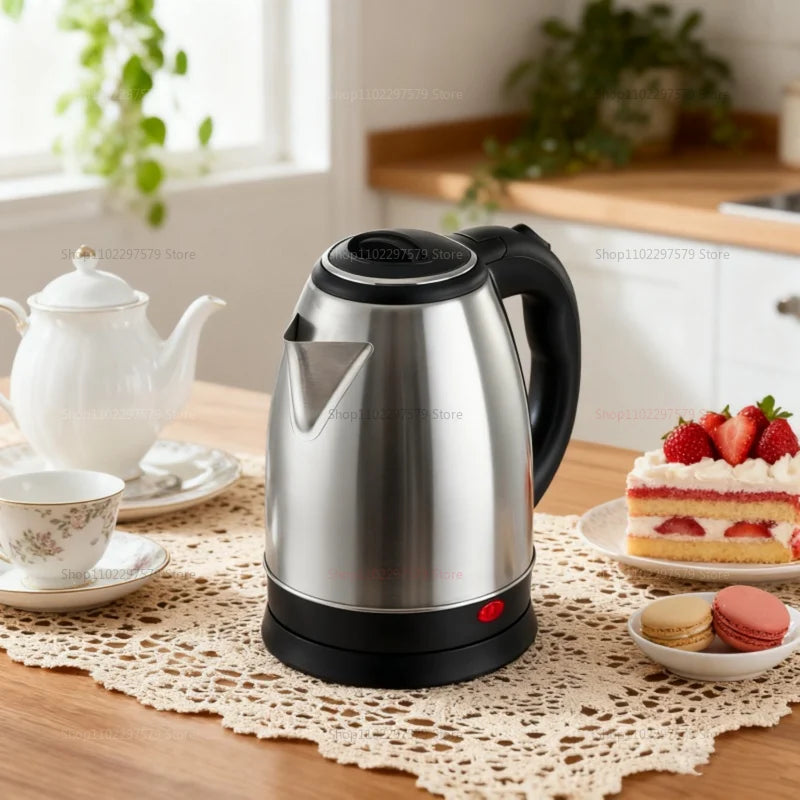 1.8L Stainless Steel Electric Kettle - 1500W Fast Boiling Water Kettle