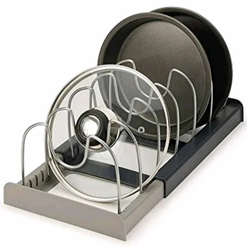 Adjustable Sink Drain Shelf - Kitchen Dish Drying Rack Organizer